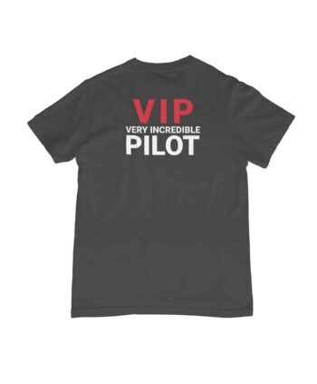 Polera F-16 VIP con estampado del caza Viper en la espalda