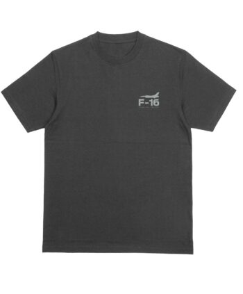 Polera F-16 Fighting Falcon Essentials gris vista frontal