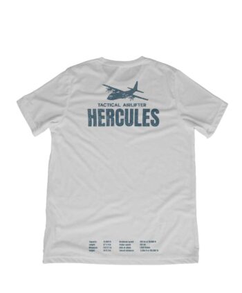 Polera C-130 Hércules Tactical Airlifter vista espalda