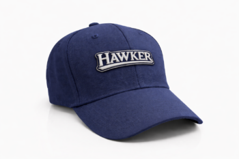 Jockey Hawker Azul | Vinilo Brick + Flock